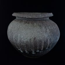 自然釉 壺